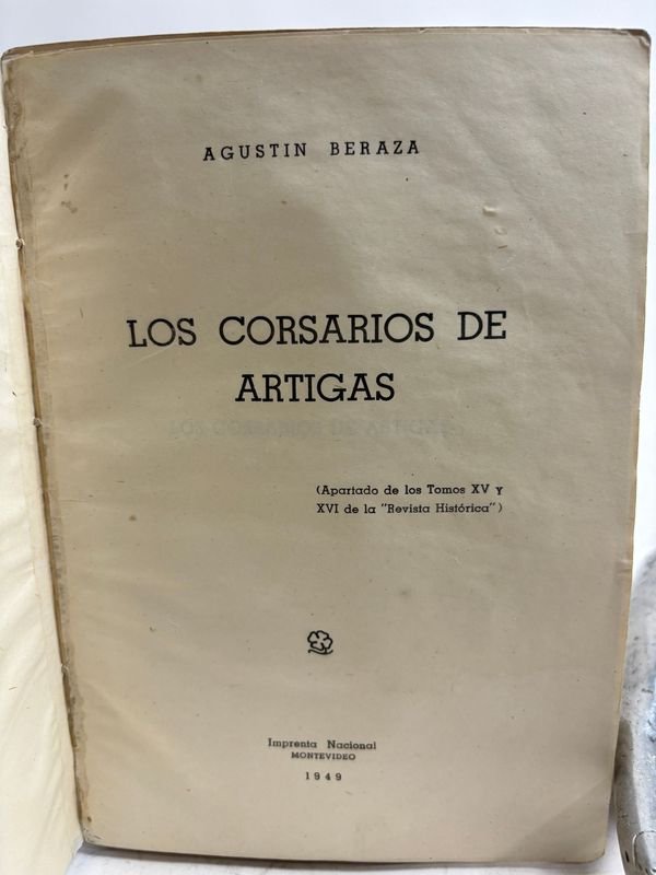 Libro de Agustín Beraza - Los Corsarios De Artigas - imagen 2