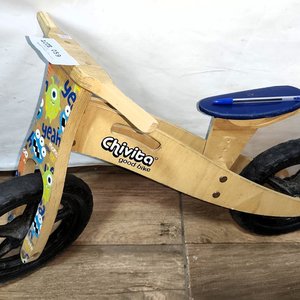 Bicicleta Chivita Infantil de Madera sin Pedales - imagen 3