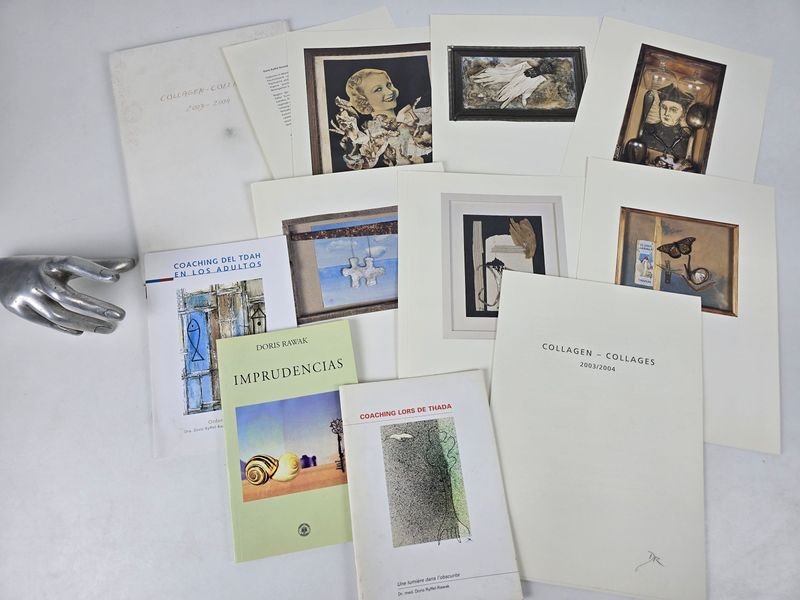 Colección de Folletos y Collages de Arte de Doris Ryffel-Rawak