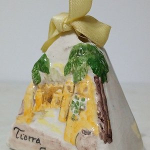 Cencerro Decorativo de Cerámica "Tierra Santa" - imagen 2