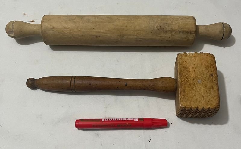 Palote de amasar y martillo para cocina - imagen 2