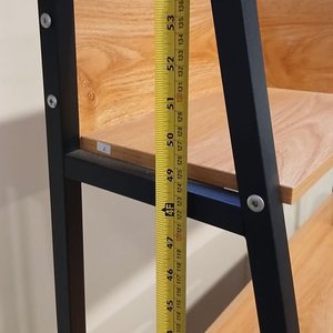 Escritorio Metálico con Estantes de Madera y Cajones - imagen 10