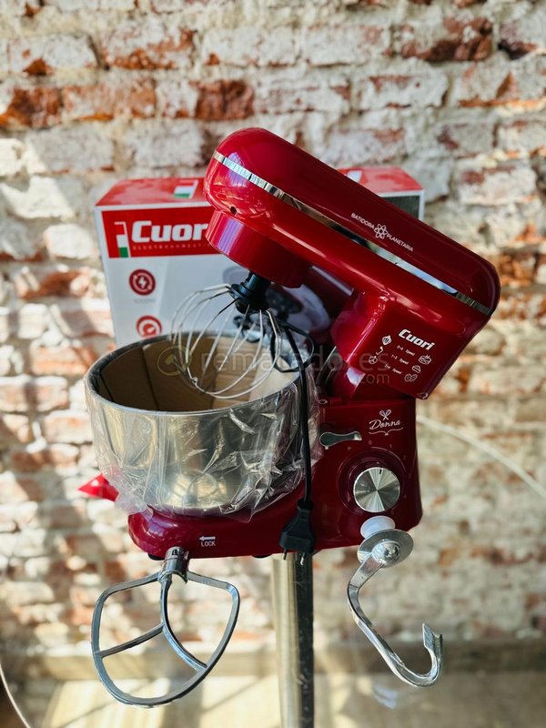 Batidora Planetaria Eléctrica Cuori Donna Roja