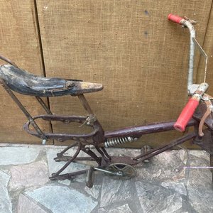 Bicicleta Antigua Top de Niño para Restaurar con Dos Juegos de Ruedas - imagen 6