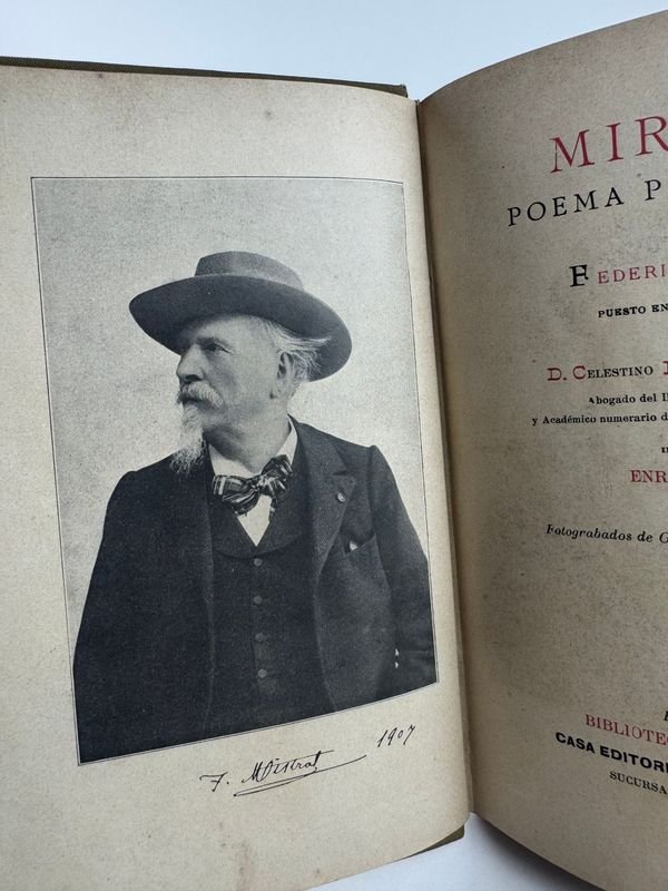 Libro de poesía provenzal de Federico Mistral - imagen 4