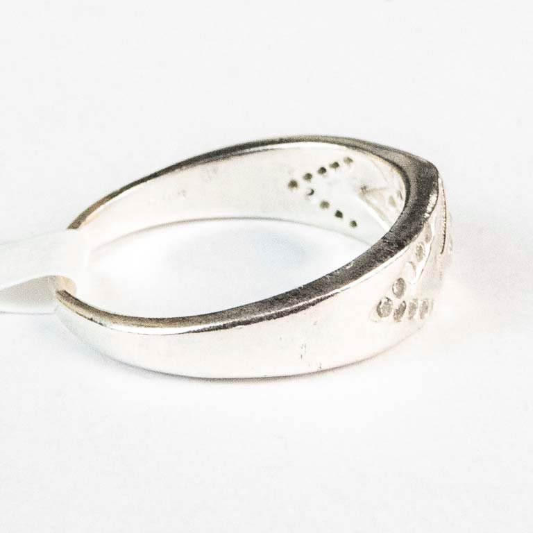 Anillo de plata con cristales - imagen 2