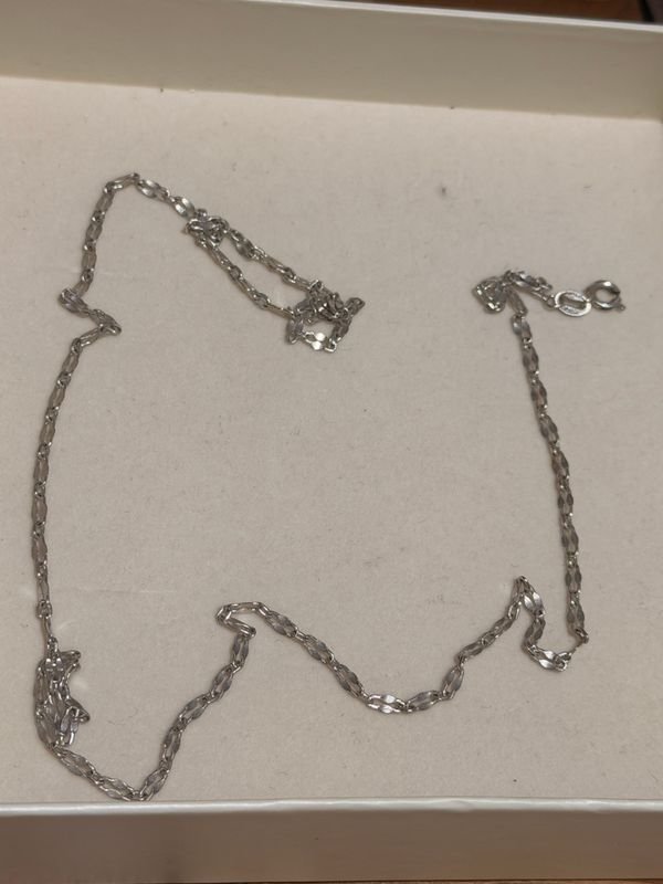 Cadena de plata con enlace digital - imagen 1