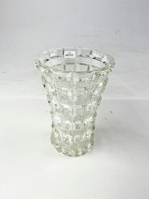 Lote anterior: Vaso de cristal con diseño flutado