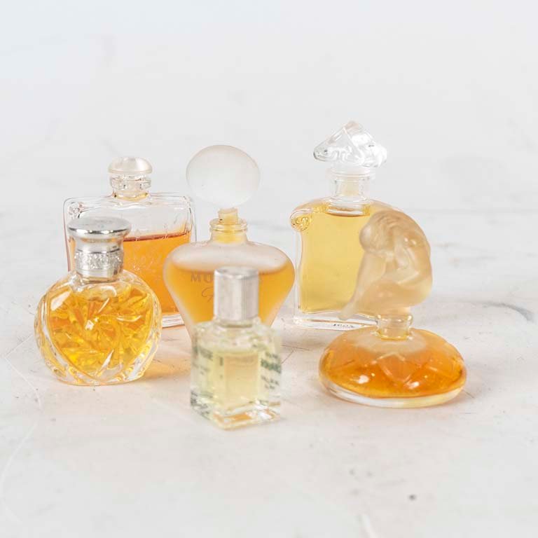 Lote de 6 Muestrarios de Perfumes Vintage