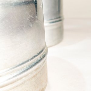 Juego de 3 Recipientes de Cocina Vintage en Aluminio "Mariposa" - imagen 3