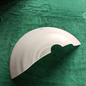 Plafones Italianos Murano de Vidrio Blanco y Transparente, Sin Uso - imagen 8