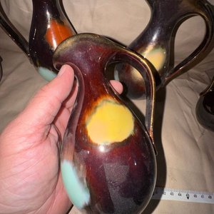Jarras Vintage Alemanas Ü-Keramik, Diseño Mid-Century Modern - imagen 3