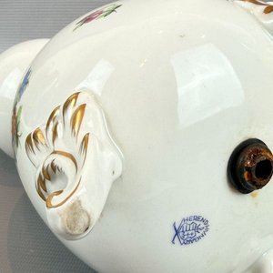 Lámpara de Porcelana Herend Reina Victoria con Base Pintada a Mano - imagen 2