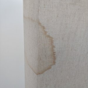 Lámpara de Pie Cuadrada en Madera y Tela con Manchas - imagen 4