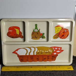 Bandeja Copetinera Plástica con Dibujos de Comida - imagen 3