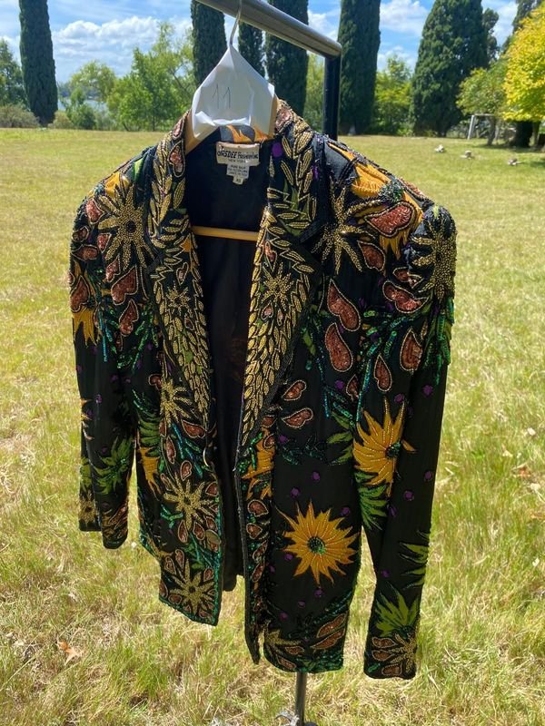 Saco de presentación con patrón de girasoles - imagen 1