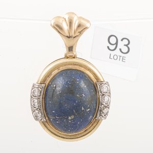 Lote siguiente: Colgante de Oro 18k con Lapislázuli y Brillantes