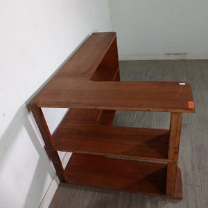 Repisa Esquinera de Madera Marrón - imagen 6