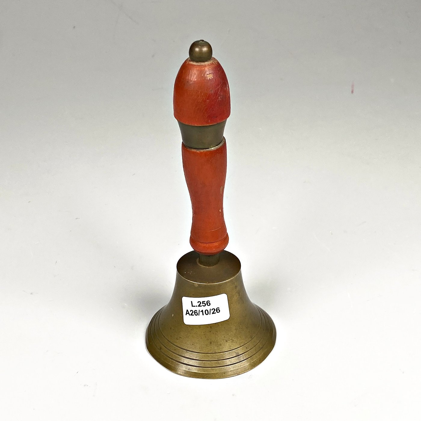 Campanilla de Bronce con Mango de Madera - Altura 16 cm