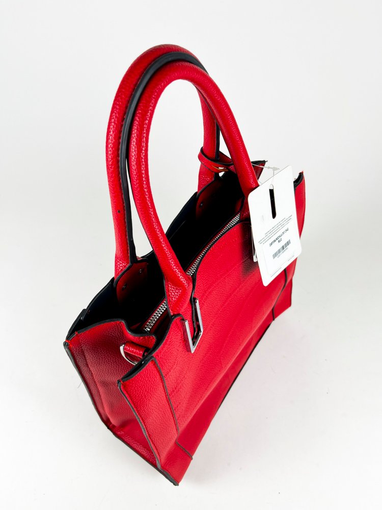 Cartera de Cuero Rojo para Dama - imagen 2