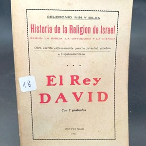 Lote anterior: Libro Historia de la Religión de Israel: El Rey David (1937)
