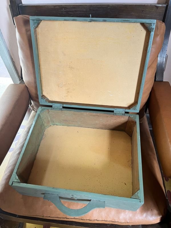 CAJA MADERA VERDE - imagen 2