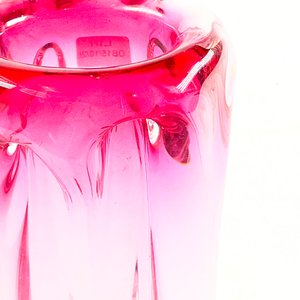 Florero Murano Rosa Degradé Cristal 18 cm - imagen 3