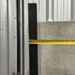 Mesitas de Apoyo Esquinero en L de Granito Negro y Cemento - imagen 6