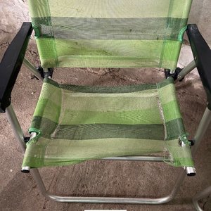 Par de Sillas de Playa Altas Plegables con Estructura de Aluminio - imagen 3