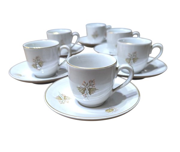 Juego de Café Porcelana Olmos - 12 Piezas - imagen 1