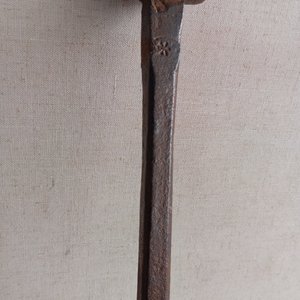 Barreno Antiguo de 67 cm con Sello "Anvil Brand" - imagen 3