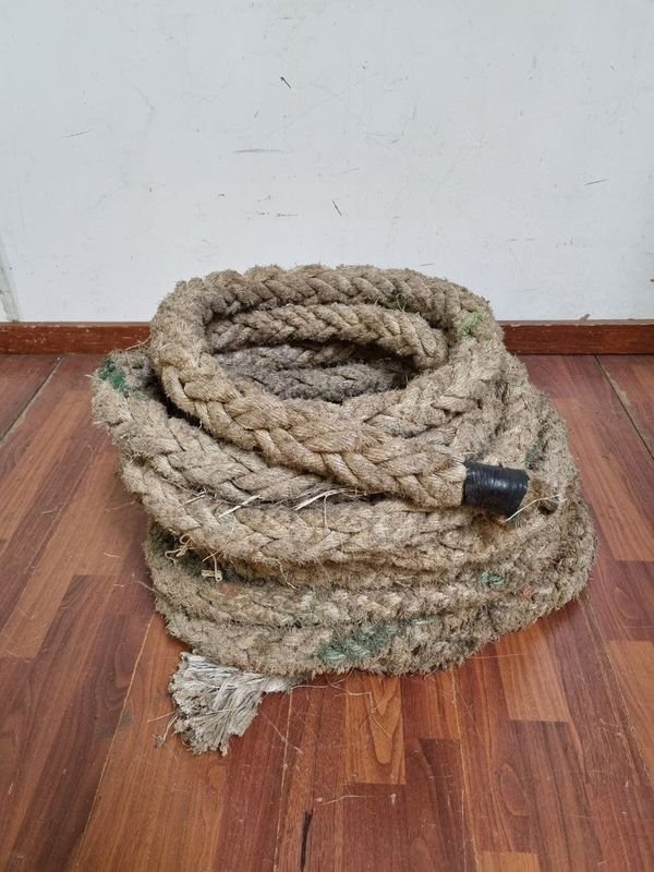 Tramo de Cuerda Gruesa de Sisal Trenzado - 16 Metros