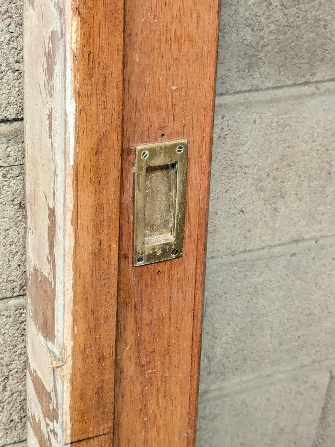 Ventana con dos hojas corredizas y marco de cedro - imagen 4