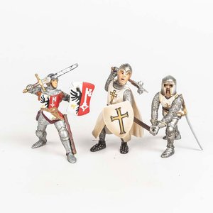 Lote anterior: 3 figuras soldados de la edad media 