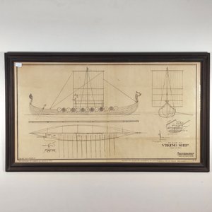 Plano de Barco Vikingo "Blue Jacket Ship Crafters" N°20 Enmarcado - imagen 2