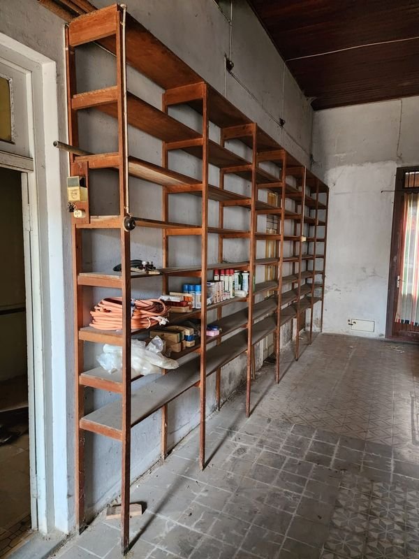 Estantería Grande de Madera Pino Blanco con 7 Niveles