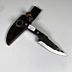 Cuchillo de Acero con Vaina de Cuero Grabado - imagen 2