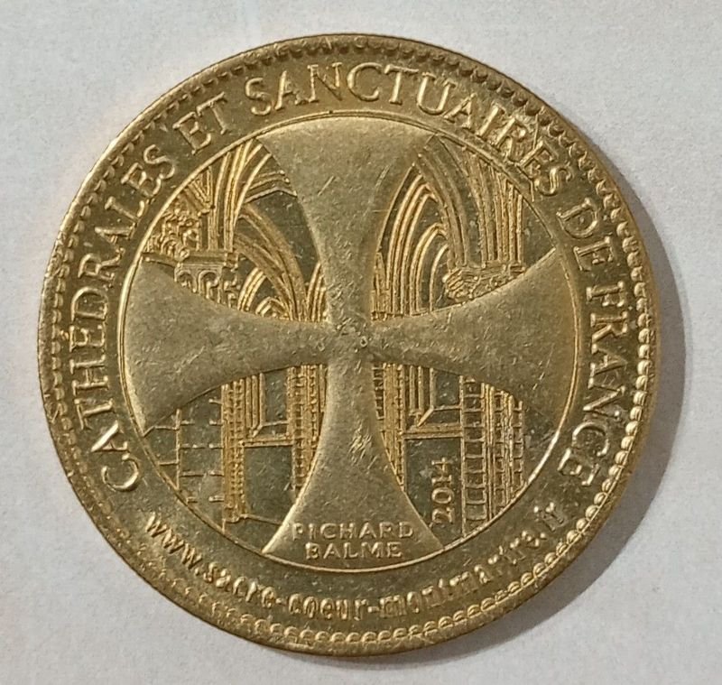 Medalla de la Catedral del Sagrado Corazón de Montmartre - imagen 2
