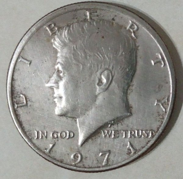 Moneda Estadounidense Kennedy Medio Dólar 1971 - imagen 1