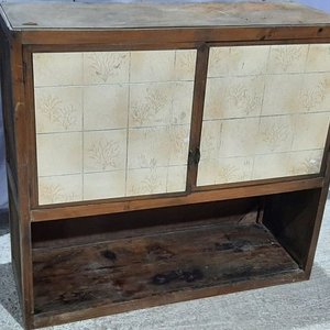 Mueble Aéreo de Madera con Puertas Corredizas y Estantes - imagen 3