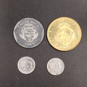 Lote de 4 Monedas de Costa Rica - imagen 2
