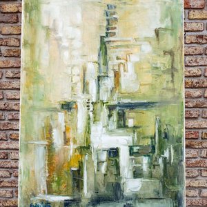 Lote siguiente: Pintura Abstracta al Óleo de Aldo Curto (60x80 cm)
