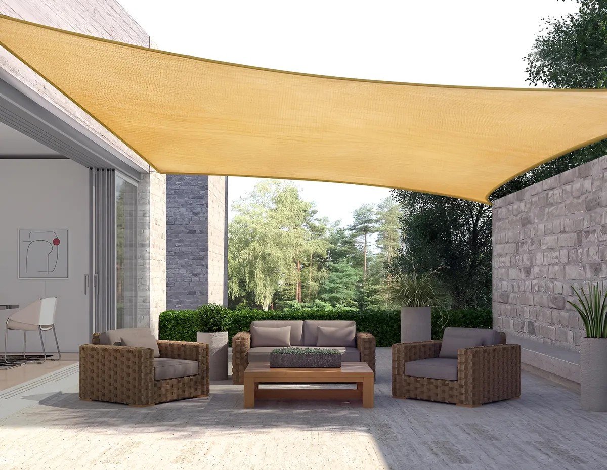 Parasol Exterior Beige Resistente - imagen 2