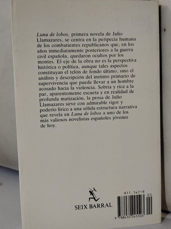Luna de Lobos - Julio Llamazares, Libro de Ficción Histórica - imagen 2