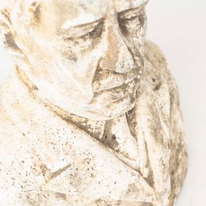 Busto de Yeso de Batlle y Ordóñez - 23 cm - imagen 2