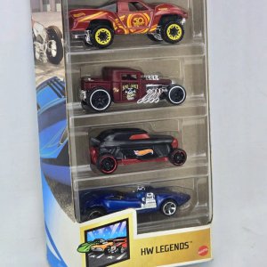 Pack 5 Autos Hot Wheels HW Legends - imagen 3