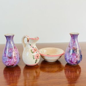 Lote de 6 Jarrones y Jarritas Pequeñas Decoradas - imagen 3