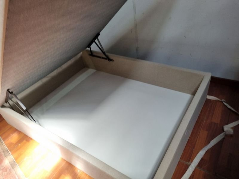 Cama Box Cama Baul Dos Plazas en Buena Condición - imagen 3