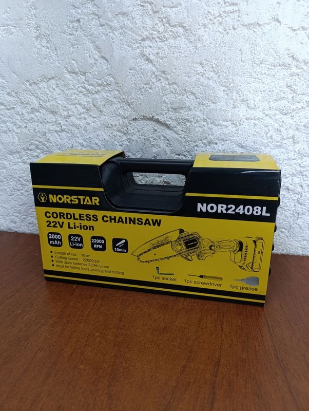 Mini Motosierra Inalambrica Norstar - Equipamiento de Trabajo - imagen 2