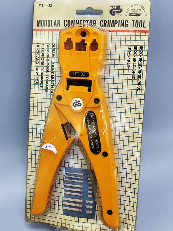 Pinza Crimpadora Modular YTT-02 para Conectores de Teléfono